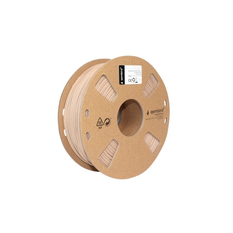 Filament PLA, 1,75 mm, 1 kg, drewniany naturalny | PartsPC.pl