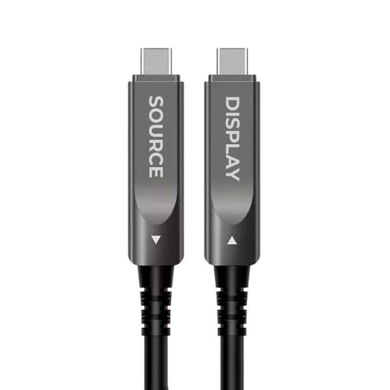 Claroc Kabel USB-C aktywny, 4K@60Hz, 60W, 15 m | PartsPC.pl