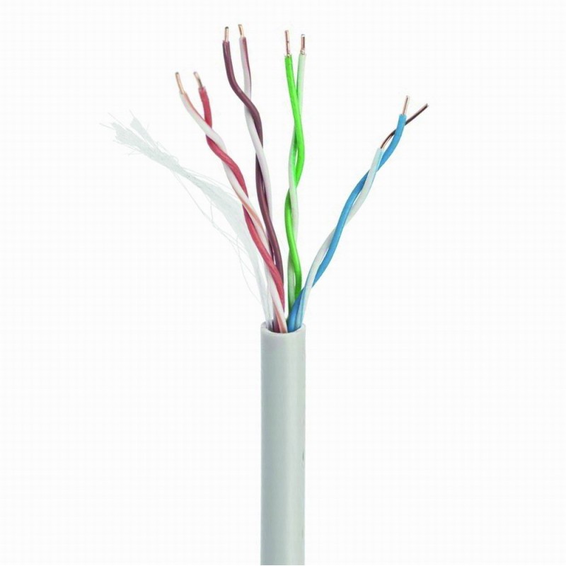 Kabel UTP drut kat. 5e (CCA) 305m szary | PartsPC.pl