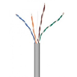 Kabel UTP drut kat. 5e (CCA) 305m szary | PartsPC.pl