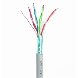Kabel FTP-ekranowany KAT 5e drut AWG24 305m szary | PartsPC.pl