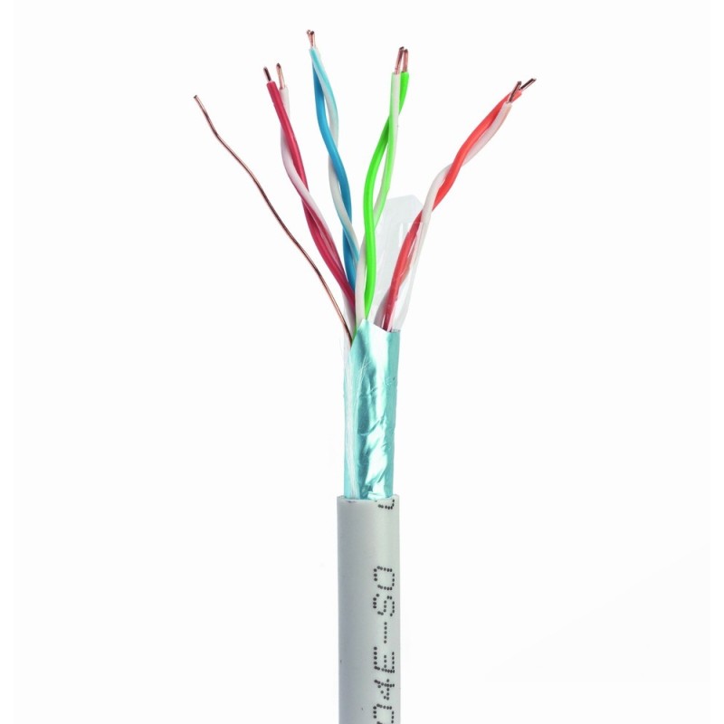 Kabel FTP-ekranowany KAT 5e drut AWG24 305m szary | PartsPC.pl