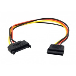 Przedłużacz SATA M/F 15PIN 30cm | PartsPC.pl