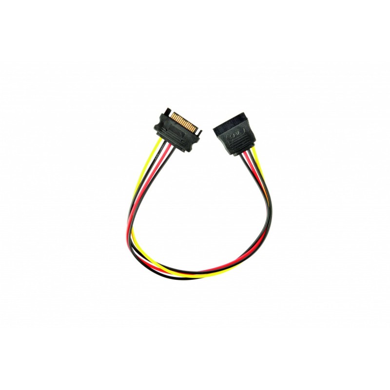 Przedłużacz SATA M/F 15PIN 30cm | PartsPC.pl