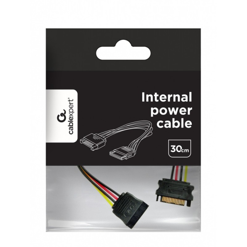 Przedłużacz SATA M/F 15PIN 30cm | PartsPC.pl