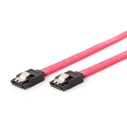 Kabel Serial ATA metalowy zatrzask 30cm | PartsPC.pl