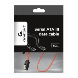 Kabel Serial ATA metalowy zatrzask 30cm | PartsPC.pl