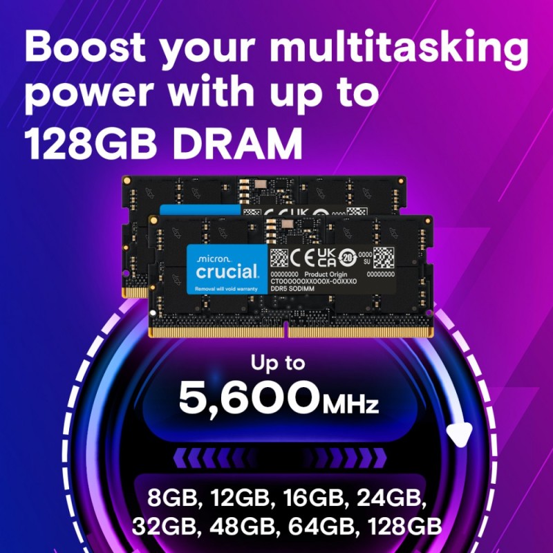 Pamięć DDR5 SODIMM 16GB/5600 CL46 (16Gbit) Tray | PartsPC.pl