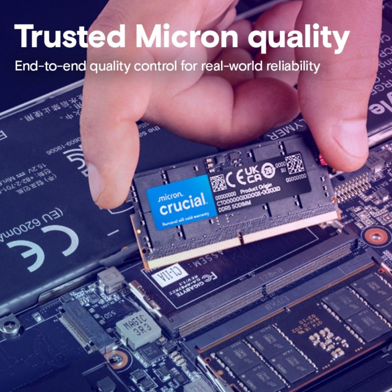 Pamięć DDR5 SODIMM 16GB/5600 CL46 (16Gbit) Tray | PartsPC.pl