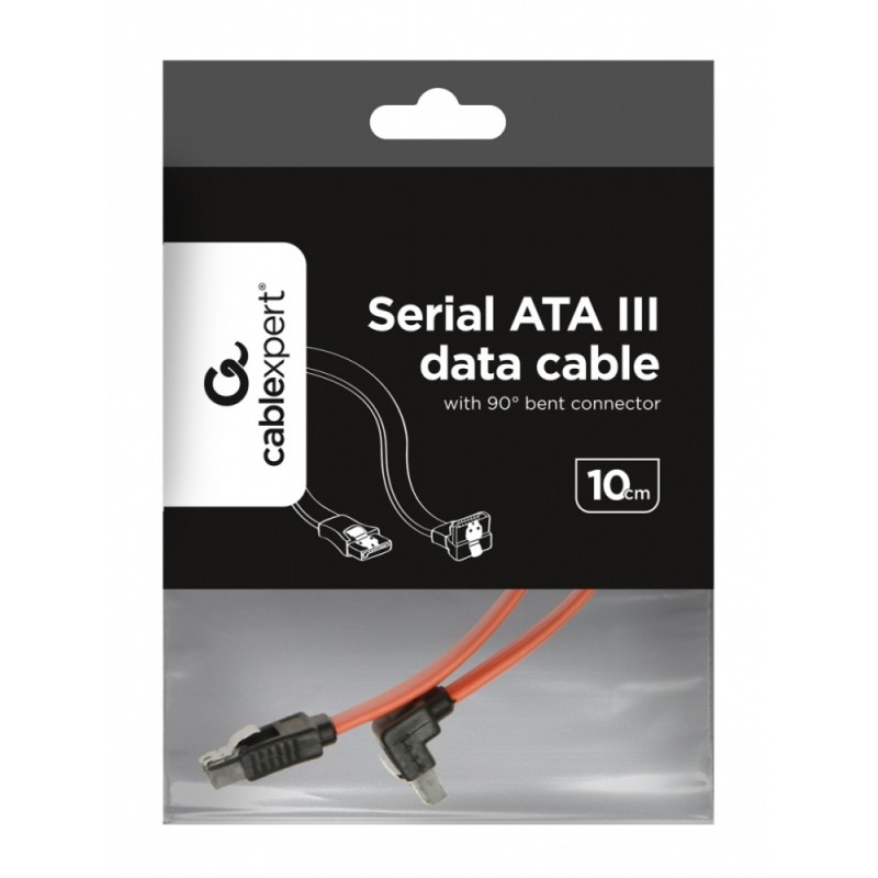 Kabel do dysków SATA DATA III (6GB/S)10cm metalowe zatrzaski… | PartsPC.pl