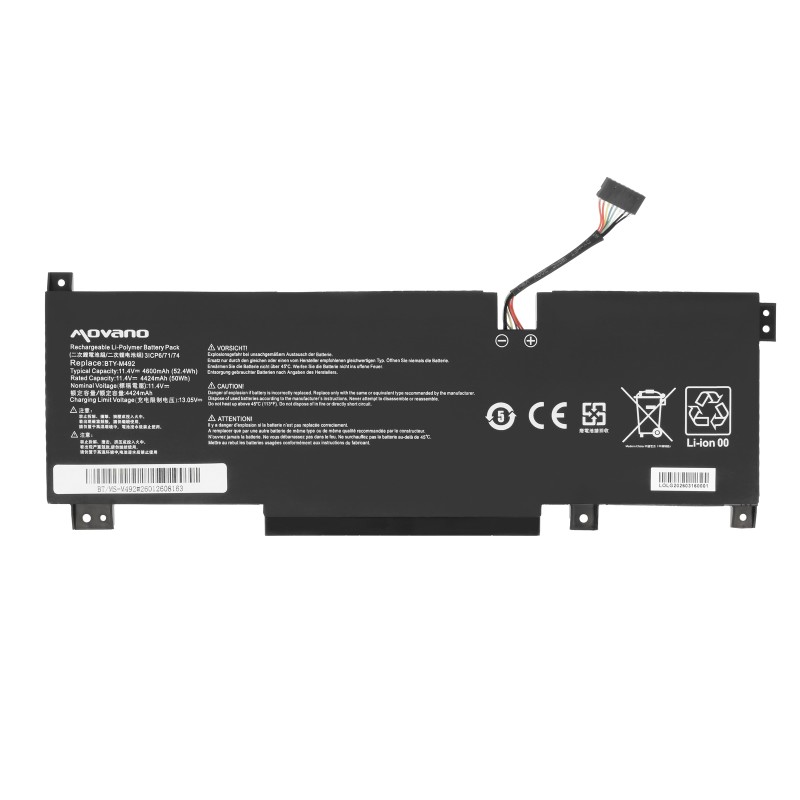 Bateria Movano do MSI Creator M16, Katana GF66, Pulse GL66 | PartsPC.pl