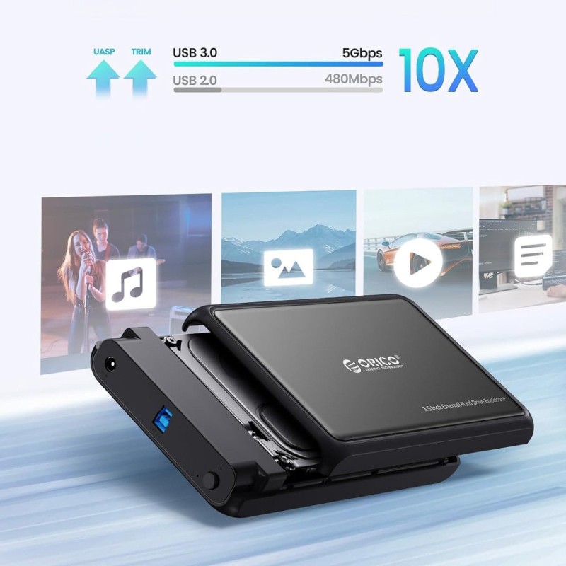 Orico Obudowa na dysk SATA 3,5'' / 2,5'', HDD/SSD, 5Gbps, US… | PartsPC.pl