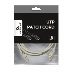 Gembird Patch cord UTP kat.6 3m szary | PartsPC.pl