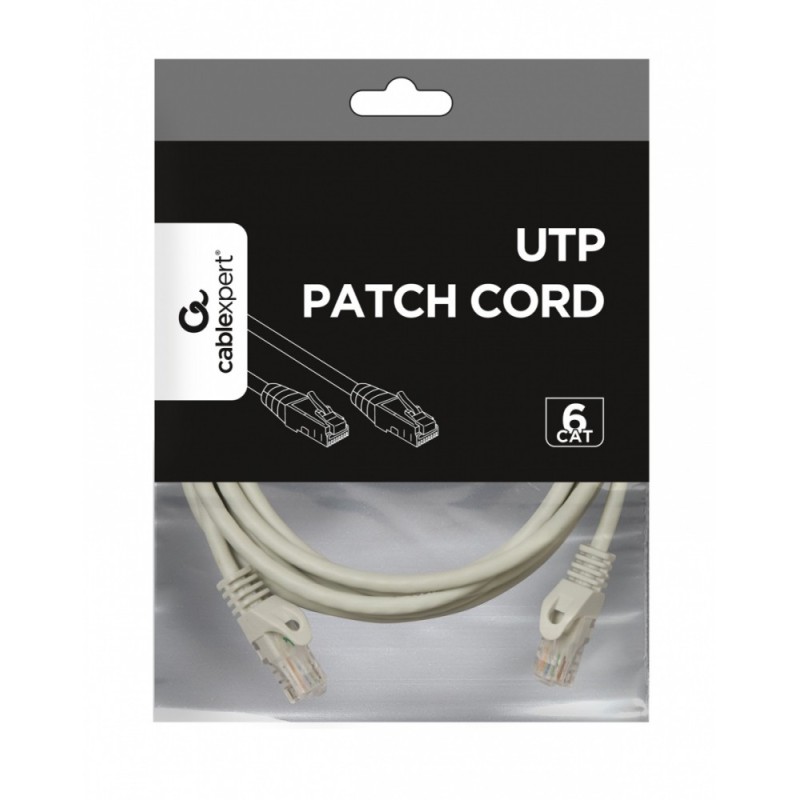 Gembird Patch cord UTP kat.6 3m szary | PartsPC.pl