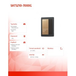 Synology SAT5210-7000G | dysk 2.5'' SATA SSD o pojemności 7T… | PartsPC.pl