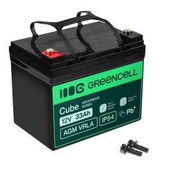 Akumulator AGM VRLA 12V 33Ah IP54 | PartsPC.pl