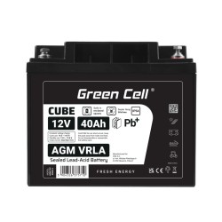 Akumulator AGM VRLA 12V 40Ah IP54 | PartsPC.pl