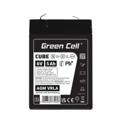 Akumulator AGM VRLA 6V 5Ah IP54 | PartsPC.pl