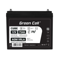 Akumulator AGM VRLA 12V 75Ah IP54 | PartsPC.pl