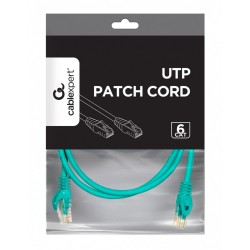 Patch cord Kat.6 UTP 1m zielony | PartsPC.pl