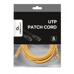 Gembird Patch cord Kat.6 UTP 3m żółty | PartsPC.pl