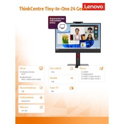 Lenovo Monitor 23.8 ThinkCentre Tiny-in-One Touch Gen5 12NBG… | PartsPC.pl