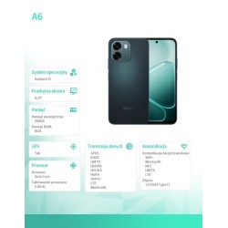 Oppo Smartfon A6 4G 6/256GB CPH2817 ciemnozielony | PartsPC.pl