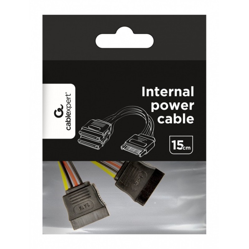 KABEL SATA (M)->SATA(F)X2 15CM | PartsPC.pl