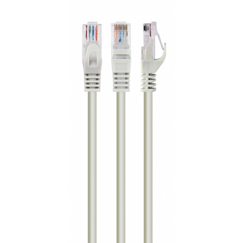 Patch cord kat.6 miedź UTP 1.5m szary | PartsPC.pl