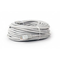 Patch cord kat.6 miedź UTP 20m szary | PartsPC.pl