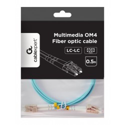 Kabel światłowodowy wielomodowy duplex OM4 50/125, LC/LC, 0.… | PartsPC.pl