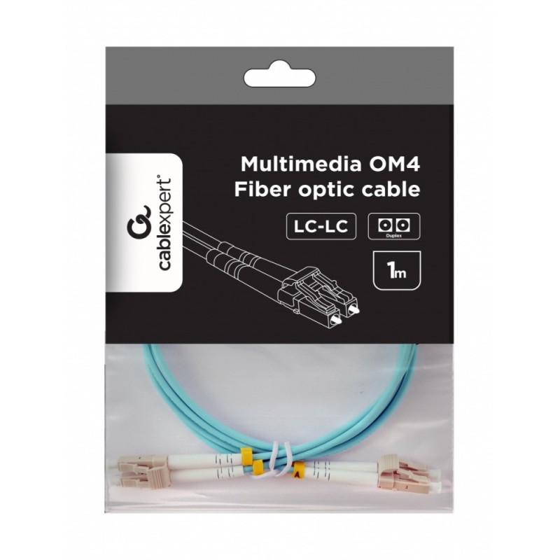 Kabel światłowodowy wielomodowy duplex OM4 50/125, LC/LC, 1 … | PartsPC.pl