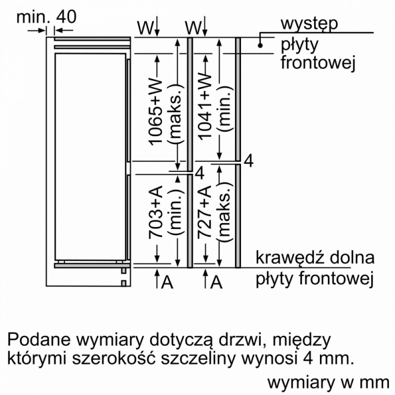 Chłodziarko-zamrażarka KIN86ADD0 | PartsPC.pl
