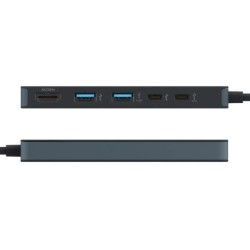 Hub Flex 5 Port USB-C Czarny | PartsPC.pl