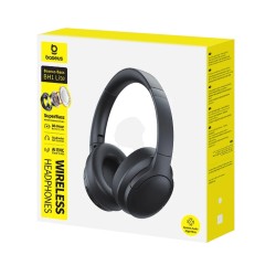 Słuchawki nauszne bluetooth 6.0 BASS BH1 LITE czarne | PartsPC.pl