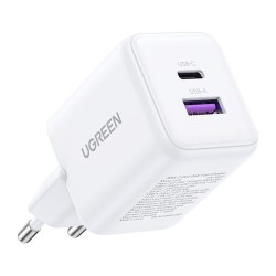 Ładowarka sieciowa Ugreen X516W USB + USB-C, GaN, 30W - biał… | PartsPC.pl