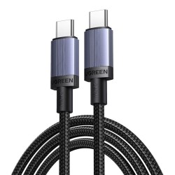 Kabel USB-C - USB-C Ugreen L528 100W 1m - szary | PartsPC.pl