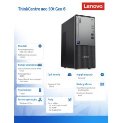 Komputer ThinkCentre Neo 50t G6 TOWER 13BD0049PB W11Pro Ultr… | PartsPC.pl