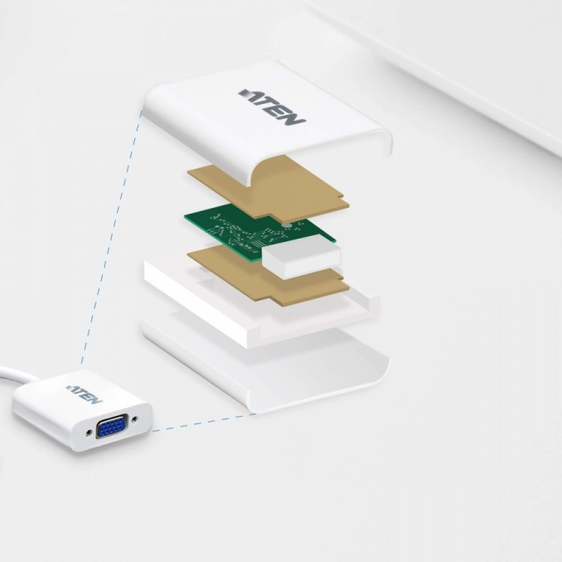 Adapter DisplayPort do VGA | PartsPC.pl
