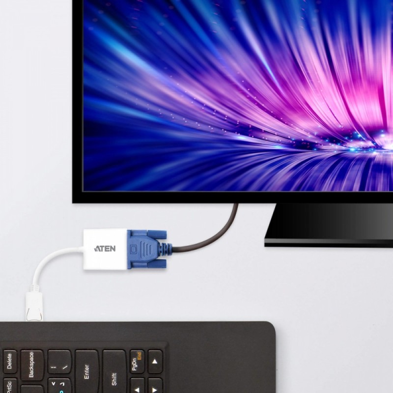 Adapter DisplayPort do VGA | PartsPC.pl