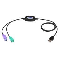 Adapter PS/2 do USB  90cm | PartsPC.pl