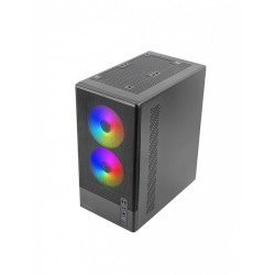 Obudowa MARS MC-ONYX Czarna mATX x3ARGB | PartsPC.pl