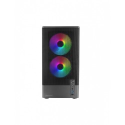 Obudowa MARS MC-ONYX Czarna mATX x3ARGB | PartsPC.pl