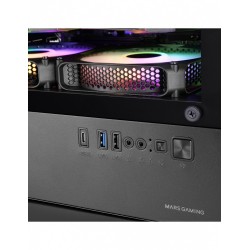 Obudowa MARS MC-VECTOR Czarna mATX 4xARGB | PartsPC.pl