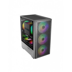 Obudowa MARS MC-VECTOR Czarna mATX 4xARGB | PartsPC.pl