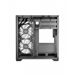 Obudowa MARS MC-VIEW3 Czarna mATX 3xARGB | PartsPC.pl