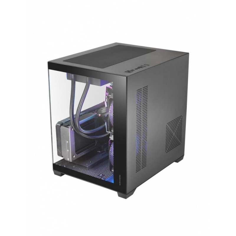Obudowa MARS MC-VIEW3 Czarna mATX 3xARGB | PartsPC.pl