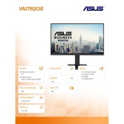 Monitor Asus 27" VA279QGSE Business Monitor IPS FHD 120Hz HD… | PartsPC.pl