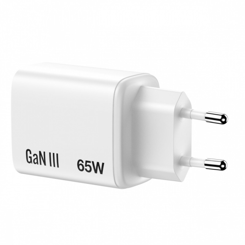Ładowarka ścienna Verbatim Essentials GaN 65W USB-A 2xUSB-C … | PartsPC.pl