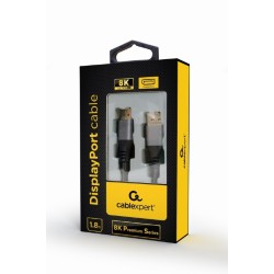 Kabel DisplayPort Premium 8K 1.8m czarny | PartsPC.pl